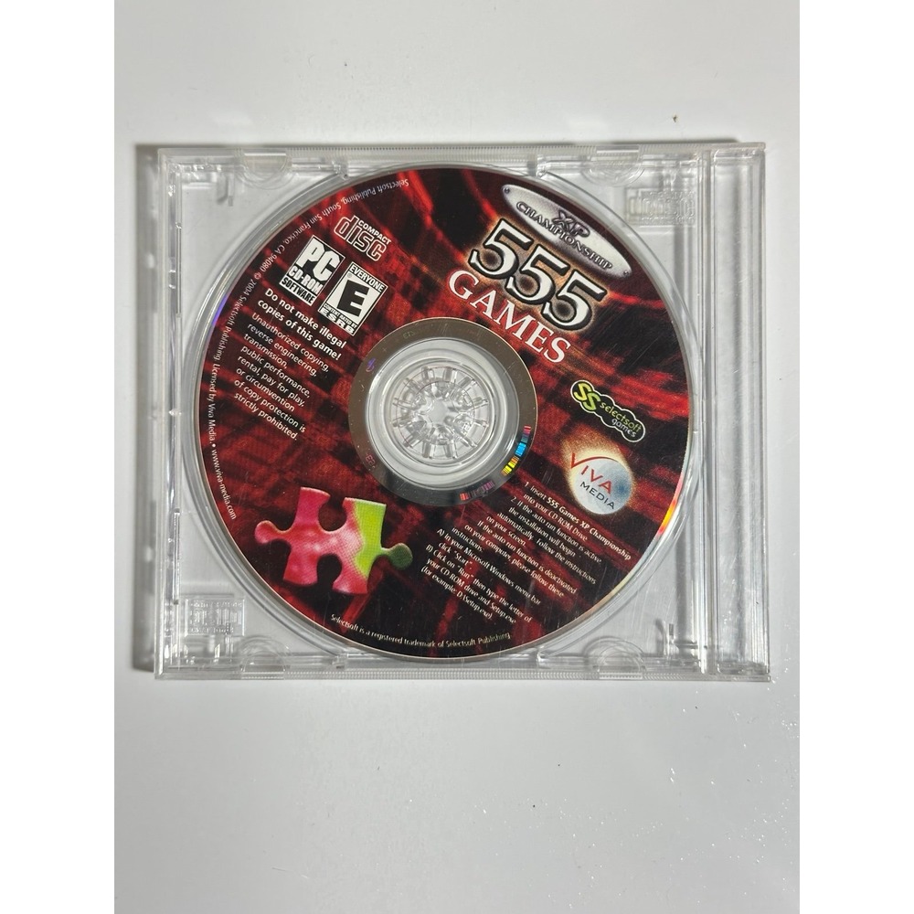 555 Games PC Puzzle Sports‎ Casino Board Card CD-ROM